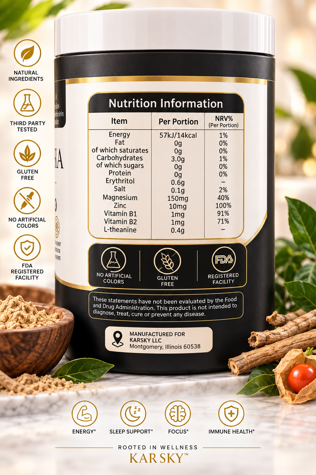 Karsky Ashwagandha Extra – South African Root - Image 3